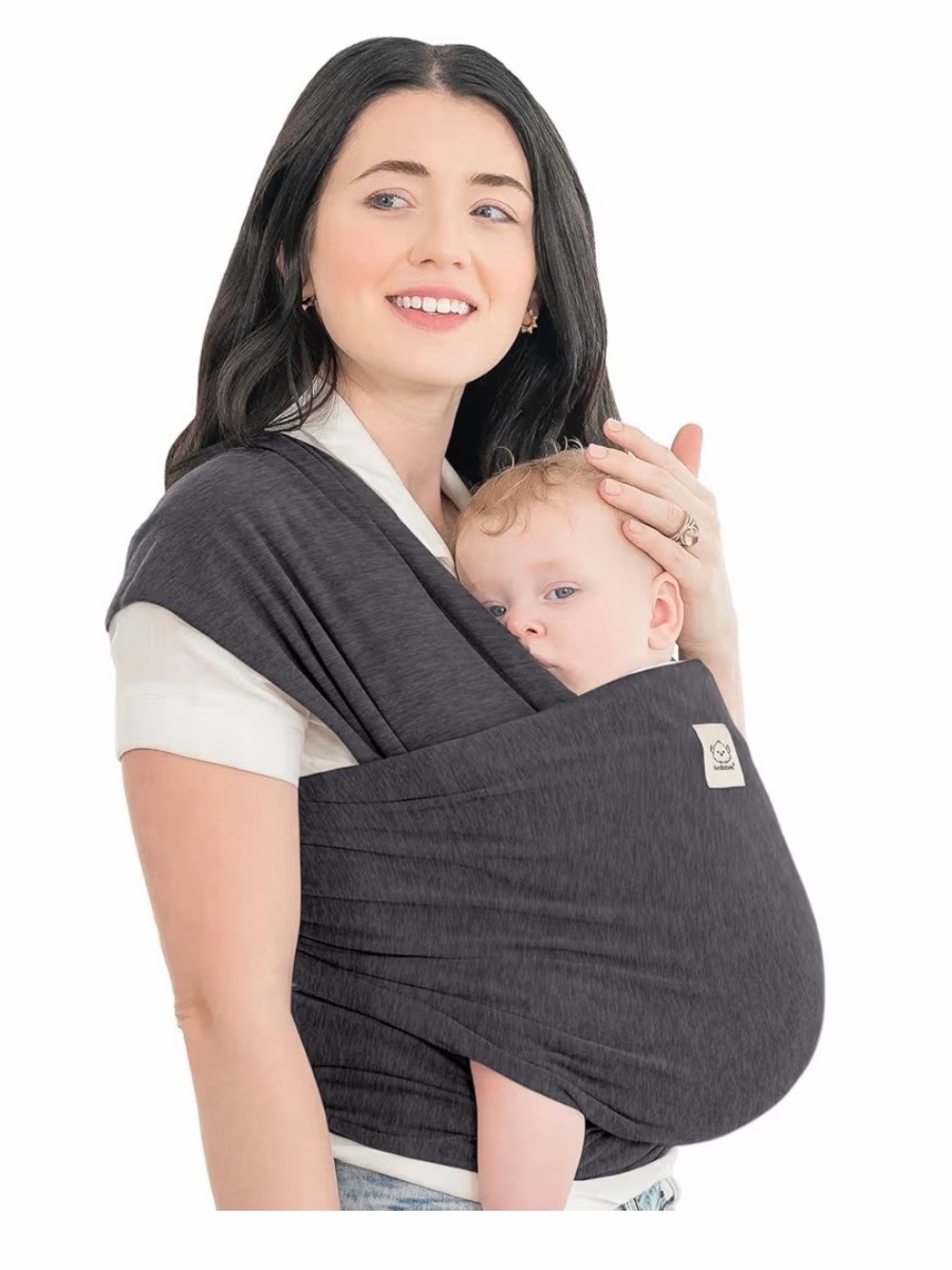 KeaBabies dark Gray wrap carrier
